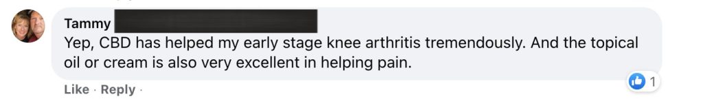 CBD for knee arthritis